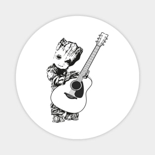 Baby Groot Acoustic guitar Magnet